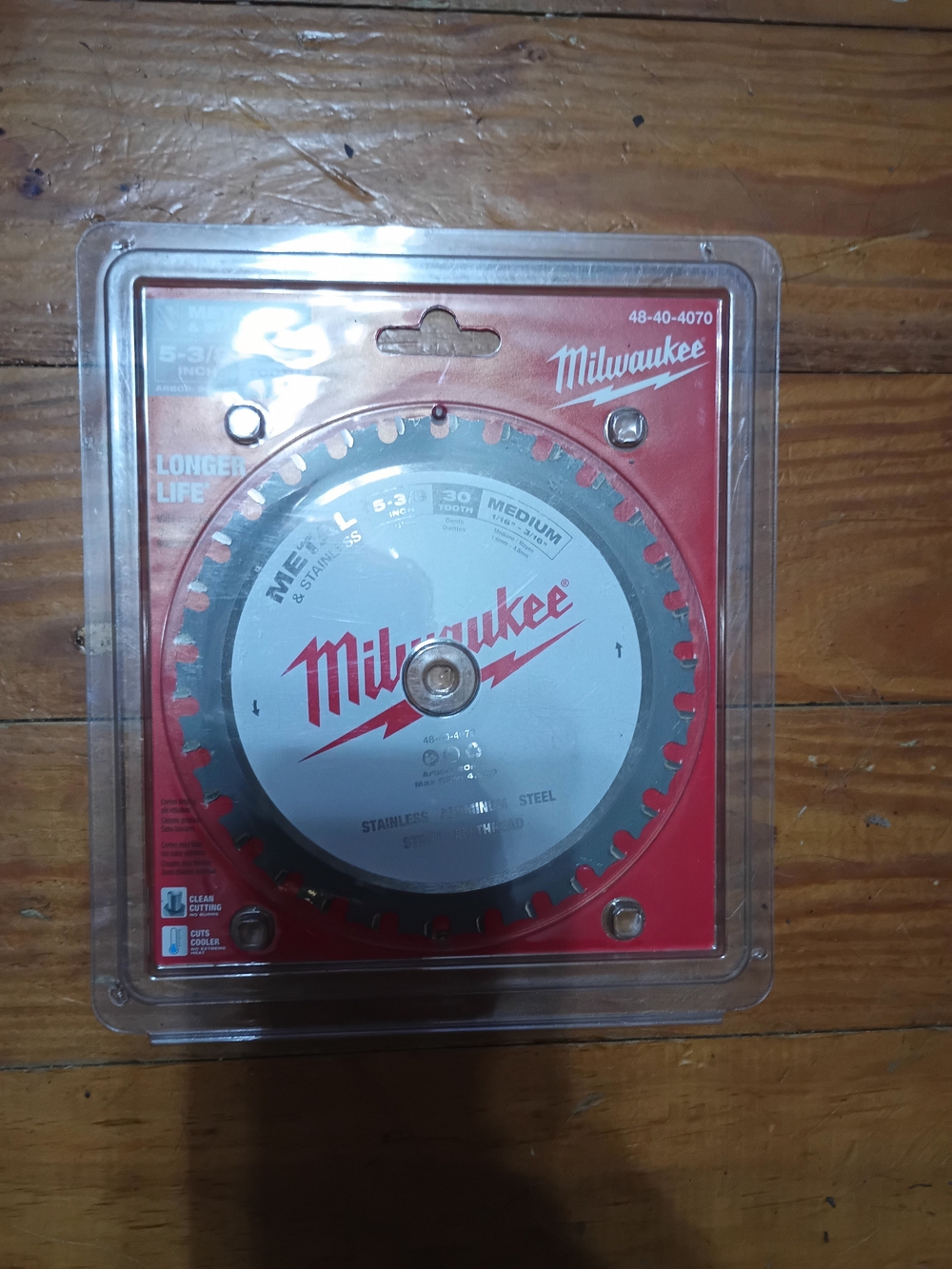 Milwaukee Circular Saw Blade - Silver/Red